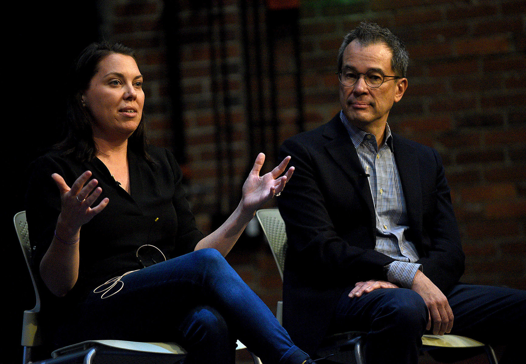 Sara Stewart and Alan Chong